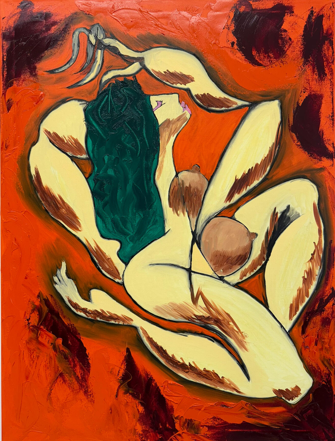 Figurative oil painting by Jerry Khach.