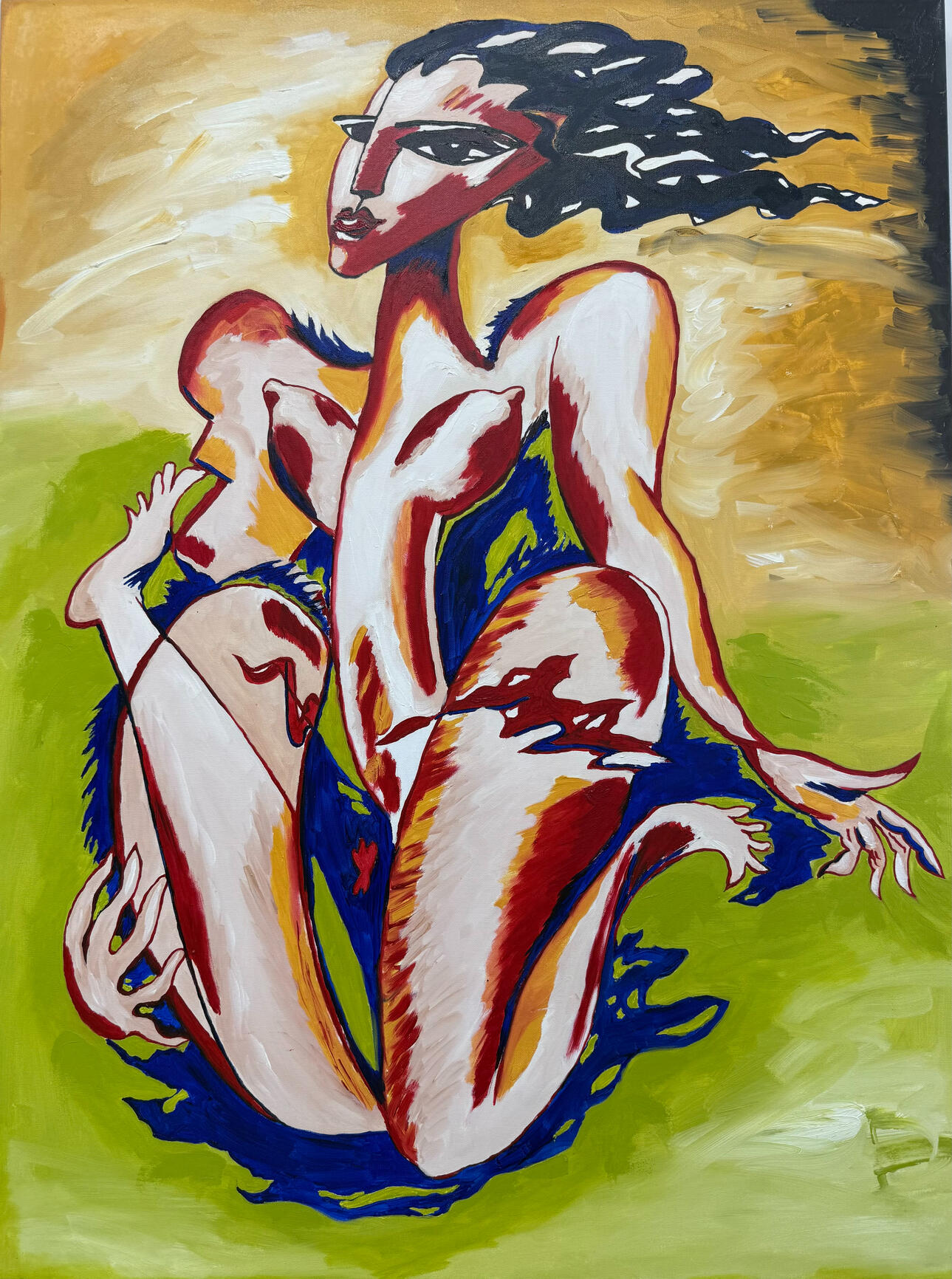 Oil painting by Jerry Khach.