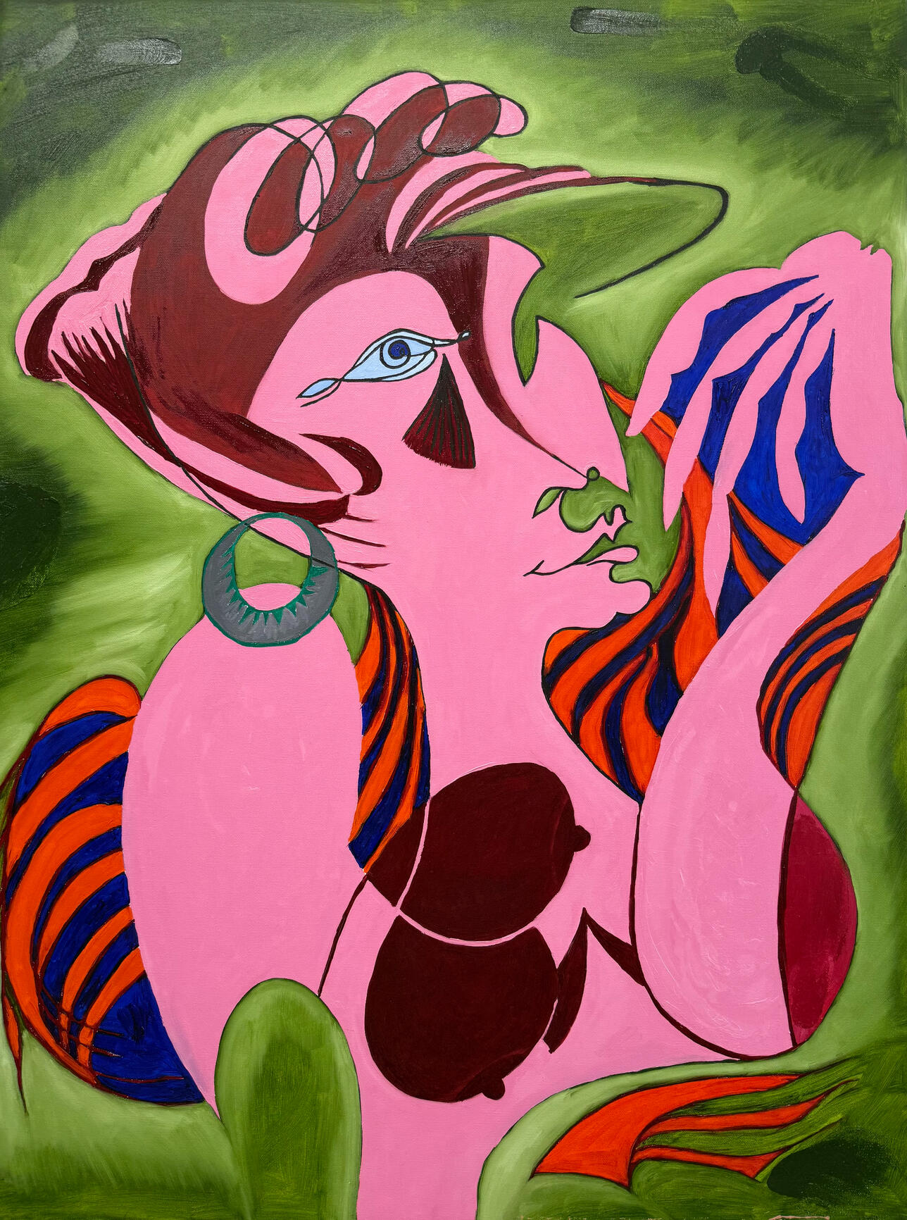 Stylized portrait by Jerry Khach.